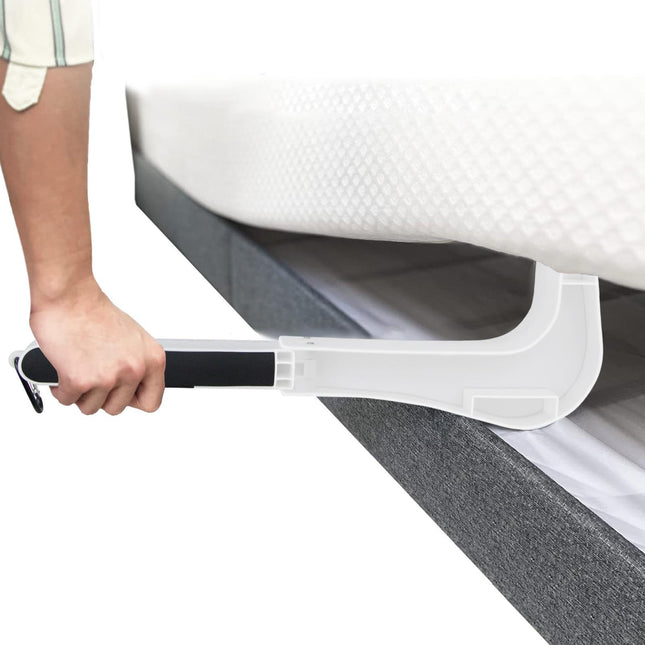 Matraču pacēlājs – matraču pacelšanas rīks | Easy Lifter matrača pacēlājs, ergonomisks ķīļveida pacēlājs zem matrača, ļauj ērti pacelt maināmās palagus gados vecākiem cilvēkiem un cilvēkiem ar invaliditāti.