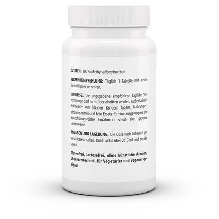 3 Vita World MSM 1000 mg AUGSTAS DEVAS 3 x 120 tabletes VEGĀNS