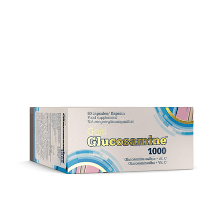 Olimp Labs Glucosamine 1000-60 kapsulas - uztura bagātinātājs kapsulu veidā ar glikozamīna sulfātu un C vitamīnu