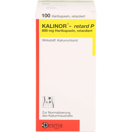 KALINOR retard P 600 mg cietās kapsulas 100 gab.