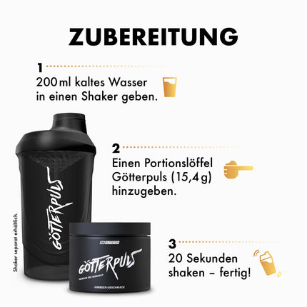 OS NUTRITION Götterpuls Premium pirms treniņa pastiprinātājs Aveņu 308g
