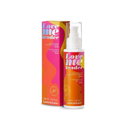 LOVE TO LOVE Love Me Maiga, baudāma un sildoša masāžas eļļa, vaniļa, 100ml