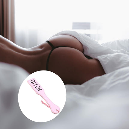 Paddle Sex SM, ādas airēšanas pātaga, erotiska, BDSM pātaga, seksa rotaļlietu airēšana pāriem (rozā)