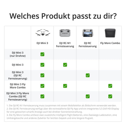 DJI Mini 3 (DJI RC) – viegls un salokāms mini kameras drons ar 4K HDR video, 38 minūšu lidojuma laiku, patiesi vertikāliem kadriem un inteliģentām funkcijām, C0