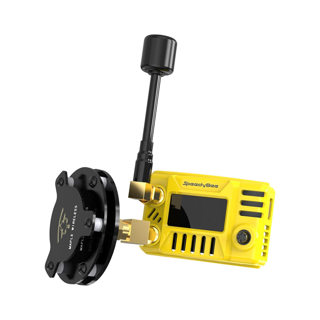5,8 GHz briļļu uztvērējs ar OLED ekrānu, divkāršs uztvērējs, 48 ​​kanāli FatShark HDZero Orqa FPV brillēm, saderīgs ar DJI V1, V2 (antena iekļauta komplektā)