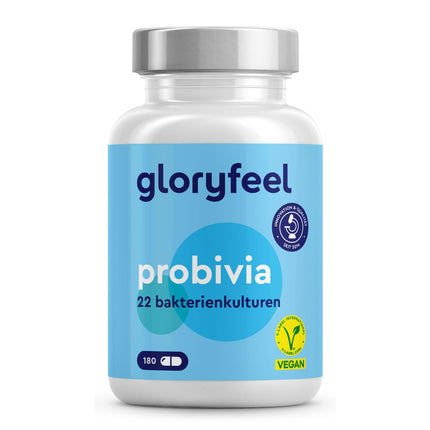 Probivia® kultūru komplekss ar 500 miljardiem KVV/g* - 22 baktēriju celmi + inulīns - 180 kuņģa sulu izturīgas kapsulas - ieskaitot Lactobacillus, Bifidobacterium - *tas atbilst 10 miljardiem KVV vienā dienas devā