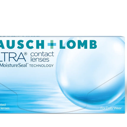 Bausch + Lomb Ultra, sfēriskas augstākās kvalitātes mēneša kontaktlēcas, mīkstas kontaktlēcas, 6 gab. BC 8,5 mm / DIA 14,2 / -1,50 dioptrijas