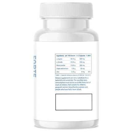 🆄🅽🆂🅴🆁 𝗧𝗜𝗣𝗣: Adema Natural - Pontezin V2 kapsulas - tūlītēja iedarbība - īpaši spēcīgas un efektīvas kapsulas aktīvam vīrietim - labāka veiktspēja - dabīgas sastāvdaļas - 500 mg - 20 kapsulas