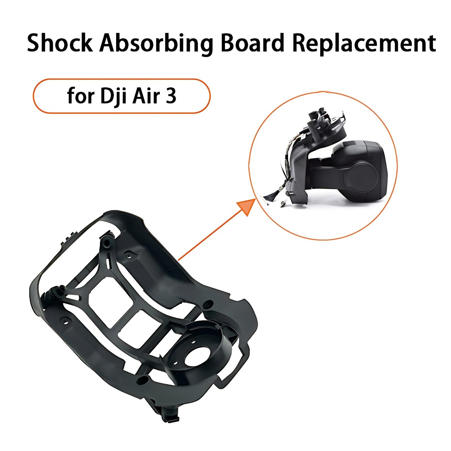 ZWLLKJGS amortizatora plates kardāna vibrācijas slāpēšanas stiprinājumi Dji Air 3 montāžas remonta daļai dronu piederumiem