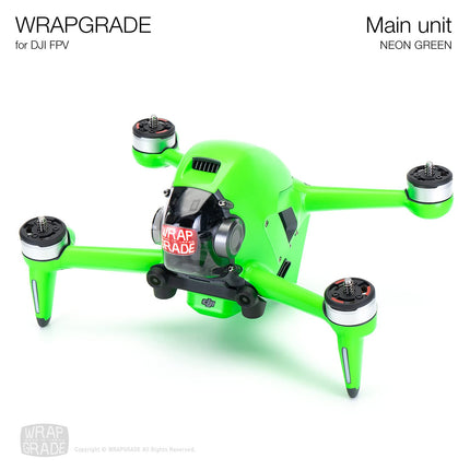 WRAPGRADE apvalks, kas saderīgs ar DJI FPV (NEON zaļš)