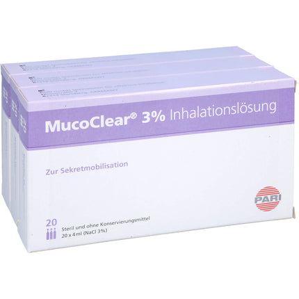 MucoClear 3% inhalācijas šķīdums, 240 ml šķīdums