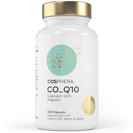 Koenzīms Q10 - augsta deva ar 250 mg vienā kapsulā. 120 vegāniskas kapsulas 4 mēnešu krājumā - bagātinātas ar biotīnu un niacīnu, lai veicinātu normālas ādas uzturēšanu un normālu enerģijas vielmaiņu.