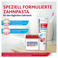 Parodontax Active Gum Repair* zobu pasta ar fluorīdu, 1x75ml, Zobu pasta veselīgākām smaganām no 1. nedēļas**