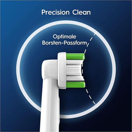 Oral-B Pro Precision Clean elektriskās zobu birstes galviņas, 10 gab. iepakojumā, zobu tīrīšana, X-Brush sariņi, oriģinālā Oral-B zobu birstes galviņa, iepakojums, kas saderīgs ar pastkastīti, izstrādāts Vācijā