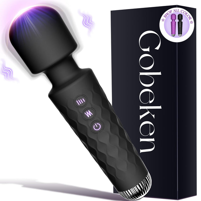 Gobeken vibrators sievietēm, dildo ar 10 vibrācijas intensitātēm, seksa rotaļlieta sieviešu pāriem 20 vibrācijas frekvences, vibratoru komplekti sieviešu klitora masierim, masāža melna