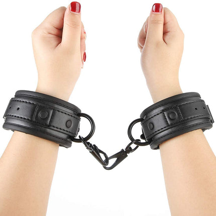 Leweiko SM roku dzelži un acu maska, aizsietas acis, fetiša seksa rotaļlieta pāriem, BDSM fetiša bondage komplekts ierobežojumiem, seksa rotaļlieta pāriem ekstremāliem mērķiem