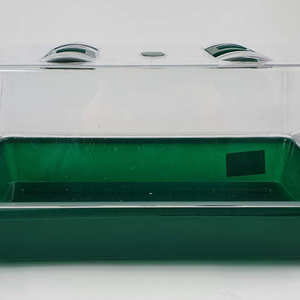 Mini siltumnīca, iekštelpu siltumnīca, plastmasas, tumši zaļa, 38x24x18 cm