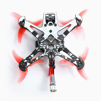 EMAX Tinyhawk 3 Plus Freestyle Drone RTF komplekts, gatavs lidojumam, FPV HD Zero Drones, mini sacīkšu kvadrokopters, izturīgs oglekļa šķiedras rāmis ar brillēm un E8 radio raidītāju bērniem, pieaugušajiem un iesācējiem