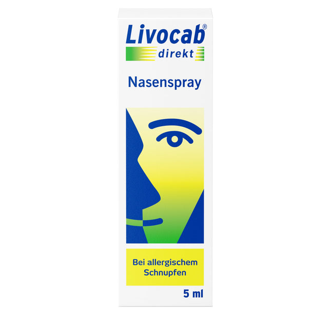 Livocab® tiešās iedarbības deguna aerosols (5 ml) | Akūtas alerģijas simptomu atvieglošana | Ātra atvieglojuma nodrošināšana alerģiska rinīta gadījumā | Spēkā no pirmās lietošanas reizes