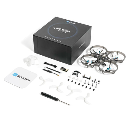BETAFPV Meteor75 Pro bezkontaktu kvadrokopters ar Matrix 1S ​​​​3IN1 HD FC, 1102 22000KV motoru, 45 mm 3 lāpstiņu propelleriem, kas saderīgs ar O4 gaisa bloku, FPV filmu veidošanas entuziastiem, lidojumiem telpās un ārā - PNP