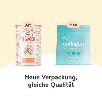 Kolagēna pulveris [2x 400g] | Augstākās kvalitātes kolagēna hidrolizāts | 1., 2. un 3. tipa peptīdi | Augstas devas kolagēna pulveris ar hialuronskābi un elastīnu | Bezgaršīgs | Ražots Vācijā | Alfa pārtikas produkti