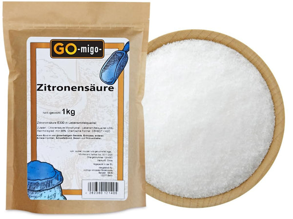 1 kg citronskābes E330 pārtikas kvalitātes 1000 g