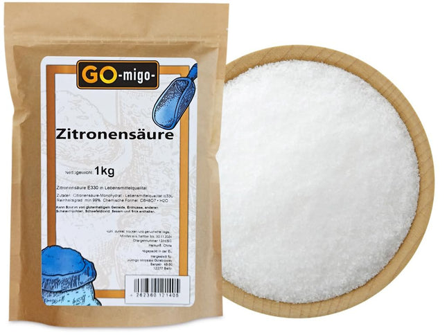 1 kg citronskābes E330 pārtikas kvalitātes 1000 g