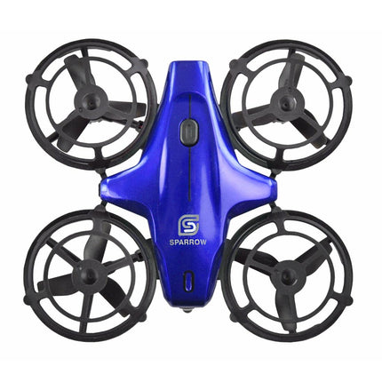 Amewi 25326 Sparrow Mini Drone ar vadības sensoriem, zils