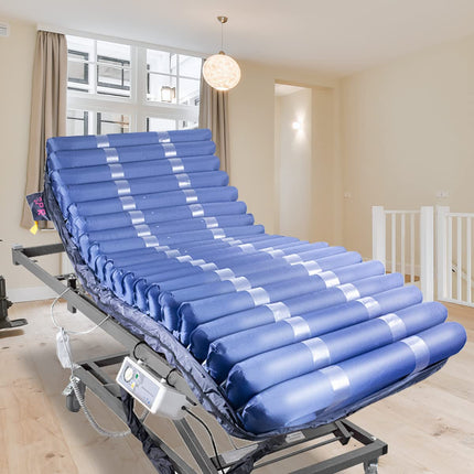 Mobiclinic® pro, pretizgulējumu matracis, kluss kompresors, 200x90x22 cm, pilns pretizgulējumu matrača komplekts, Mobi 4, Eiropas zīmols, matrača virsmatracis, rezerves šūna, līdz 190 kg
