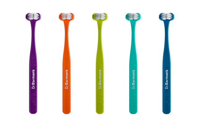 Dr. Barman's Superbrush bērnu zobu birste, 0 līdz 6 gadiem