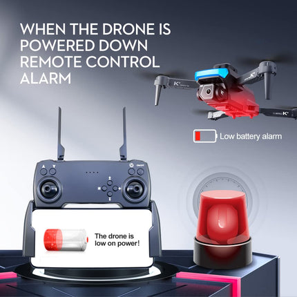 OBEST drons ar 4K kameru, tālvadības kvadrokopters ar FPV tiešraides pārraidi, šķēršļu apiešana, pacelšanās/nosēšanās ar vienu taustiņu, bezgalvas režīms, 3D pagriezieni, 2 baterijas, mini drons bērniem un iesācējiem