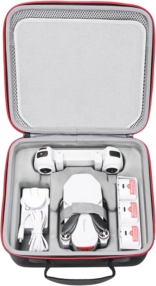 RLSOCO pārnēsāšanas soma Potensic Atom/Atom LT/Atom SE GPS dronam — piemērota Atom/Atom LT/Atom SE GPS drona piederumiem: dronam, kontrolierim, uzlādes stacijai un strāvas adapterim un citiem piederumiem.
