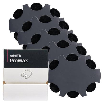 DIREKT ProWax MiniFit ausu sēra filtrs - filtrs Oticon dzirdes aparātiem - aizsargā pret mitrumu un ausu sēru - 1,4 mm diametrs - 30 gabali - 5 iepakojumā - melns