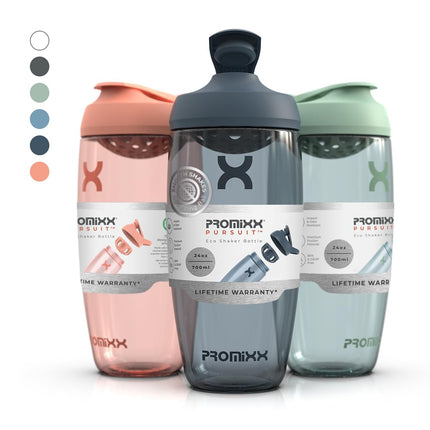 Promixx PURSUIT proteīna kratītājs – 700 ml augstākās kvalitātes kratītājs proteīna pulverim, uztura bagātinātājiem un pirms treniņa – necaurlaidīgs, bez BPA, viegli tīrāms – jūraszāļu zaļš