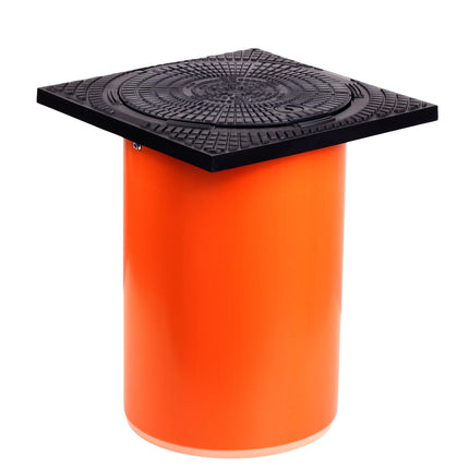 Teleskopiskā lūkas vāka kvadrātveida KG caurule DN 315 pārbaudes šahta teleskopiskā šahta pārbaudes vāks 40x40 pārbaudes šahta notekūdeņu šahta izsūknēšanas šahta sūkņa šahta (pārbaudes šahta bez ventilācijas)