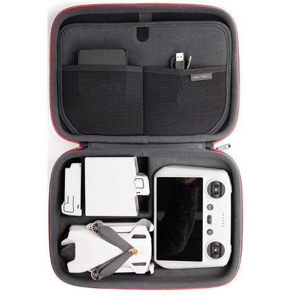 PGYTECH pārnēsāšanas soma DJI Mini 3/3 Pro/Mini 4 Pro ūdensizturīgai PU ādas pārnēsāšanas somai, kas ir saderīga ar DJI RC2/RC/RC-N1 tālvadības pults dronu piederumiem, ar plecu siksnu