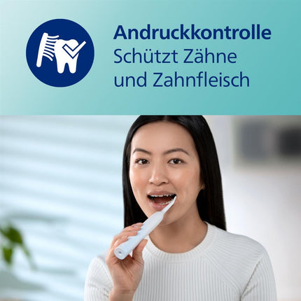 Philips Sonicare 3100 elektriskā zobu birste, Sonic zobu birste, spiediena kontrole un taimeris, balta, divu iepakojumā, modelis HX3675/13