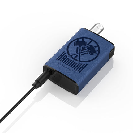 Norddampf HAMMAH augu iztvaicētājs | Kompakts augstākās kvalitātes garšaugu vaporizators | Hibrīda apkures tehnoloģija | 1600 mAh akumulators | 30 s uzsilšanas laiks | Izolēti elpceļi | 5 temperatūras līmeņi | Ziemeļu zilais