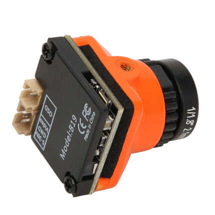 Oumefar FPV kamera ar augstas izšķirtspējas 1500TVL 2,1 mm objektīvu, OSD FPV kvadrokoptera dronam, oranža drona kamera