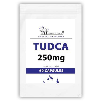 TUDCA - Meža vitamīns TUDCA 250 mg kapsulas - Tauroursodeoksiholskābe - Super aknu atbalsts - Veselība un skaistums (60)