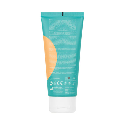 AMORELIE Care – persiku garšas lubrikants ēdams, uz ūdens bāzes, vegāns (100ml)