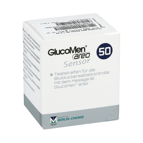 GlucoMen areo sensoru testa strēmeles, 50 gab.