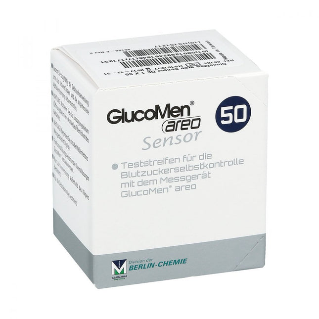 GlucoMen areo sensoru testa strēmeles, 50 gab.