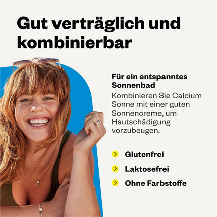 Avitale Calcium Sun 500 Direct - Lai sagatavotu ādu saulei, satur 500 mg kalcija un 6 mg beta-karotīna, kā arī C, D3 un E vitamīnus, 150 g
