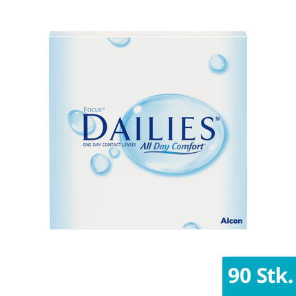 Focus Dailies All Day Comfort mīkstās dienas lēcas, 90 gab. / BC 8,6 mm / DIA 13,8 / -4,75 dioptrijas