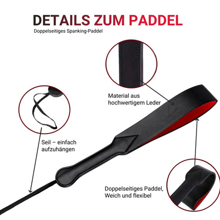 SM Bondage Paddle Erotiska ādas pātaga Cosplay Seksa rotaļlietas pieaugušajiem SM Bondage Paddle seksam Pēršanas piederumi