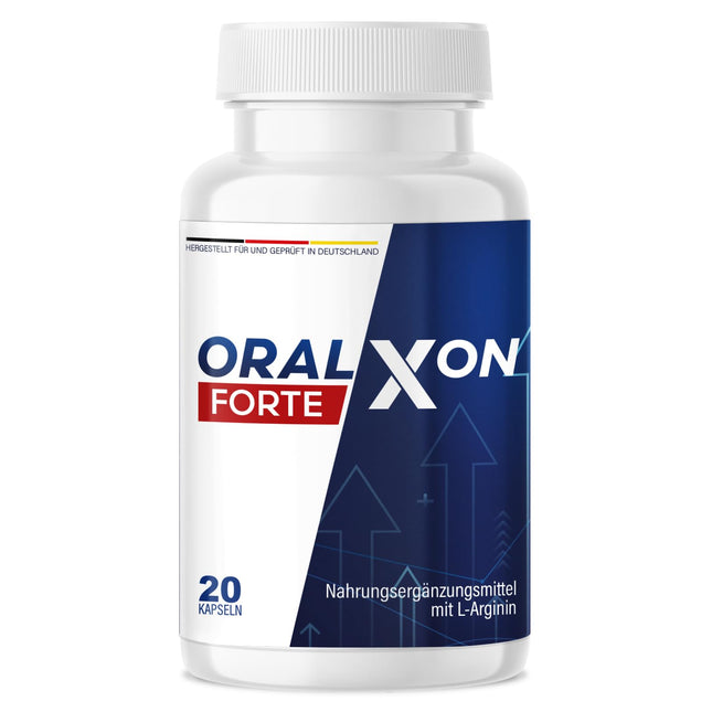 Oralxon kapsulas vīriešiem – augsta deva – dabīga formula ar maka un L-arginīnu – īpaši spēcīga vīriešiem. Tūlītēja iedarbība – atbalsts vīriešiem bez mākslīgām piedevām, 20 kapsulas