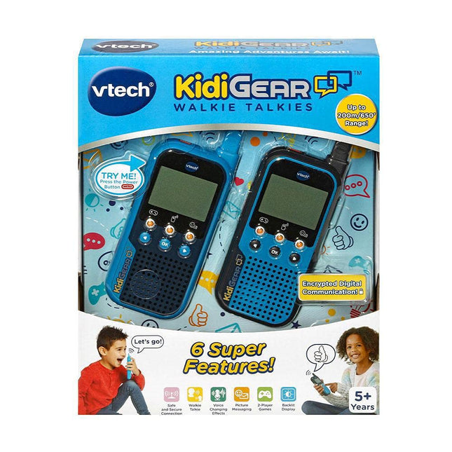 Vtech VTC-TOY59 KidiGear rācijas, daudzkrāsainas, kastes izmērs: 25 x 27,9 x 5,5 cm