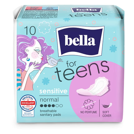 bella pusaudžiem paredzētā kastīte pirmajām menstruācijām ar ikdienas ieliktnīšiem (3 x 20 gab.) un Ultra higiēniskajām paketēm (3 x 10 gab.)