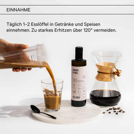 Primal State® organiskā C8 MCT eļļa [500 ml] | Veicina 300% ketonu līmeņa salīdzinājumā ar citām MCT eļļām | tīra kaprilskābe ar 99,8% tīrību | ieskaitot pilinātājs stikla pudelē